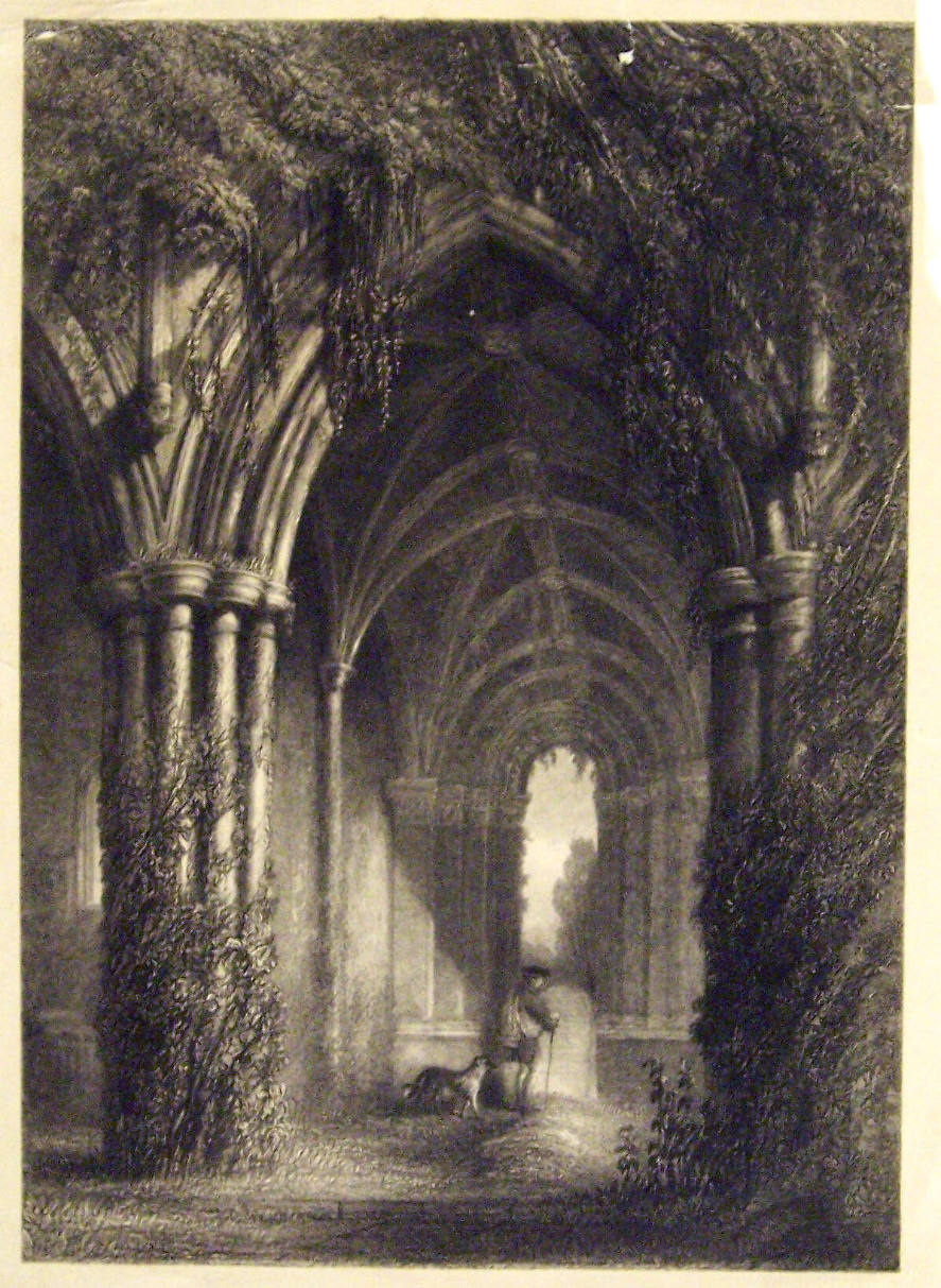 Dryburgh Abbey, The Grave of Scott