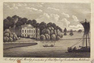 The Seat of Lord Mendip, formerly that of Alsec. Peop Esq, Twickenham, Middlesesc