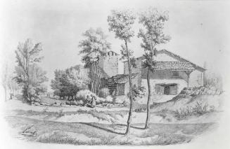 View of a Farm on the Bank of a Stream