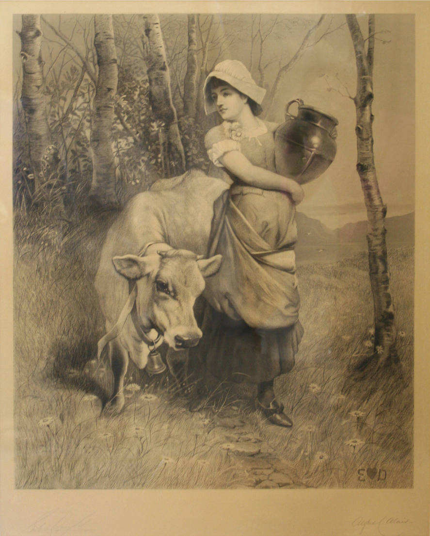 Untitled (Woman and Cow)