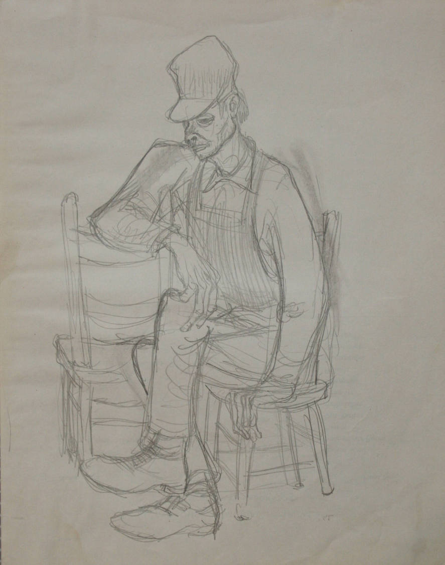 Man With Two Chairs