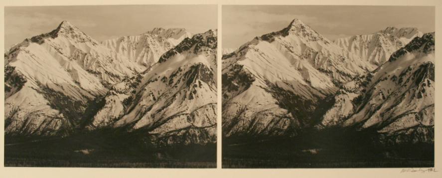 Chugach Mountains, AK (B&W)