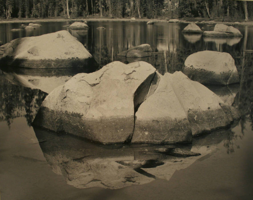 Rocks, Unnamed Sirra Pond, Taoga Road