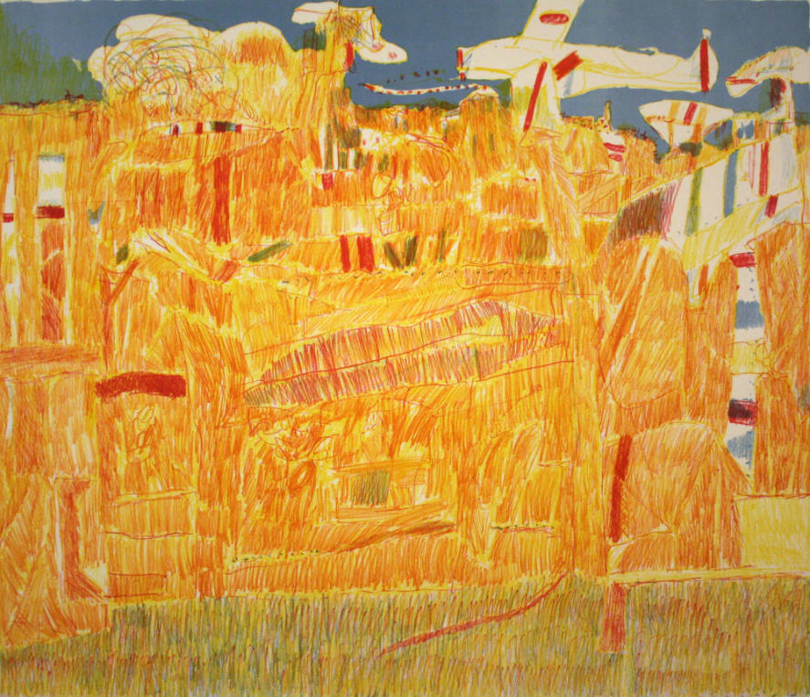 Landscape with Airplane