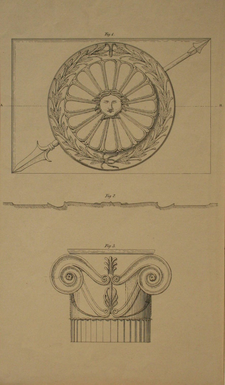 Plate 9, Three Figures Circle