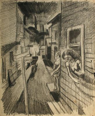 Two Women in an Alley